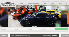 Desktop Screenshot of empireexoticmotors.com