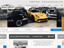 Tablet Screenshot of empireexoticmotors.com